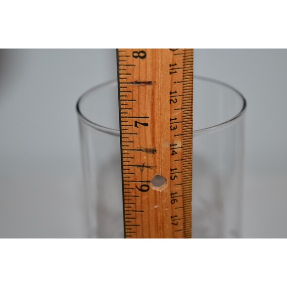 Temp-tations Tea Glass 20 Ounce Old World Etched Design Tara replacement smokey - Picture 6 of 6